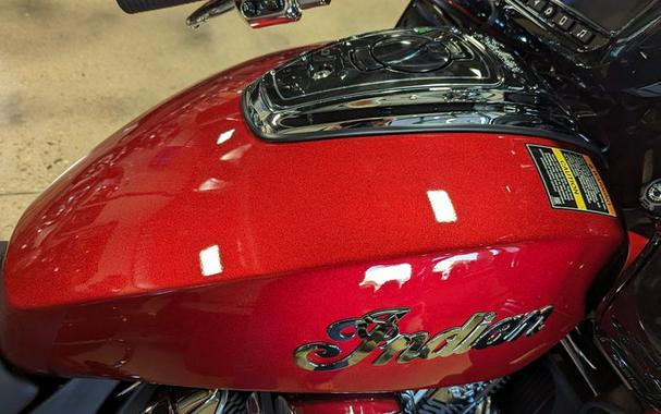 New 2024 INDIAN MOTORCYCLE PURSUIT LTD AUD SUNSET RED METALLIC 49ST Limited with PowerBand Audio Package