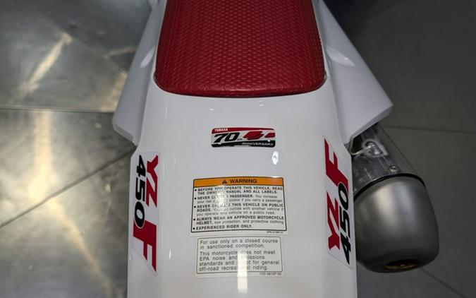 2026 Yamaha YZ 450F 70th Anniversary Edition
