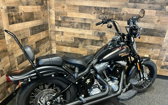 2009 Harley-Davidson® Cross Bones Black Denim FLSTSB