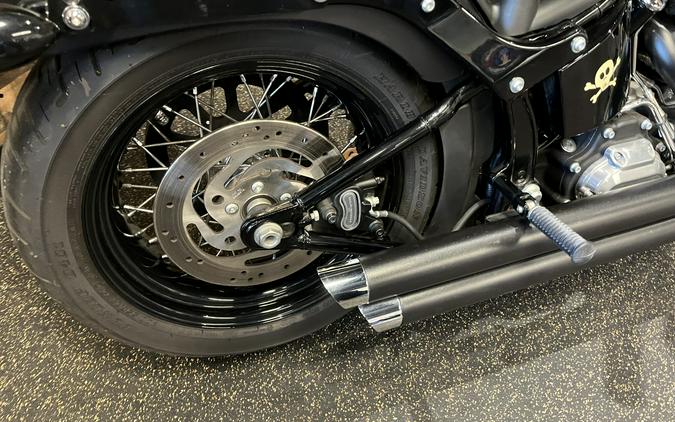 2009 Harley-Davidson® Cross Bones Black Denim FLSTSB