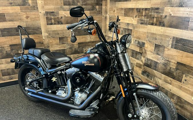 2009 Harley-Davidson® Cross Bones Black Denim FLSTSB