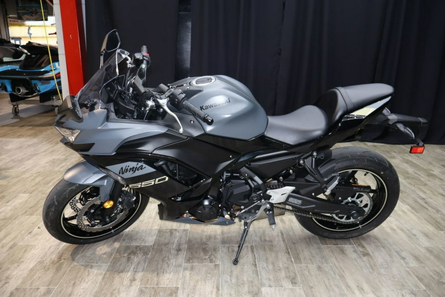 2024 Kawasaki Ninja 650 ABS Metallic Matte Dark Gray/Metallic S