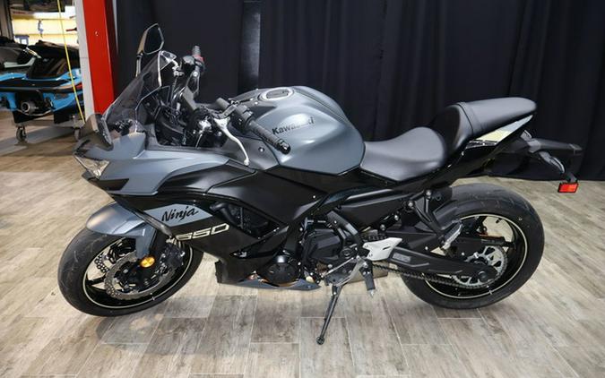 2024 Kawasaki Ninja 650 ABS Metallic Matte Dark Gray/Metallic S