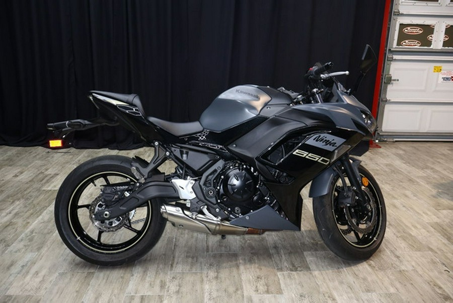 2024 Kawasaki Ninja 650 ABS Metallic Matte Dark Gray/Metallic S