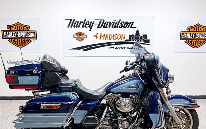 2000 Harley-Davidson ELECTRA GLIDE ULTRA CLASSIC SHRINE FLHTCUI 73,221 Miles Peace Officer Blue Two Tone