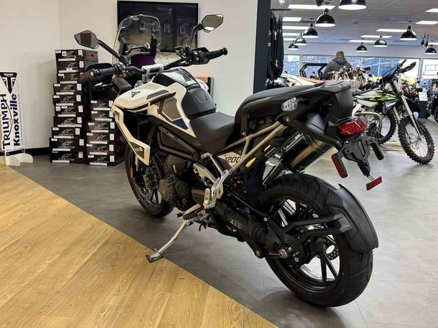 2026 Triumph Tiger 1200 Alpine Edition Satin crystal white