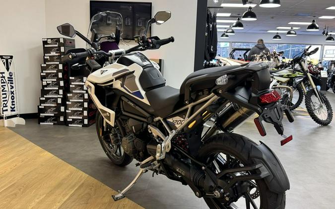 2026 Triumph Tiger 1200 Alpine Edition Satin crystal white