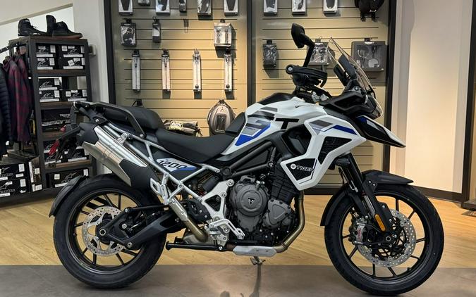2026 Triumph Tiger 1200 Alpine Edition Satin crystal white