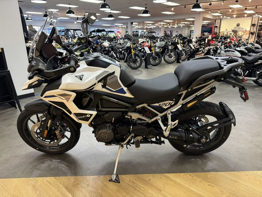 2026 Triumph Tiger 1200 Alpine Edition Satin crystal white