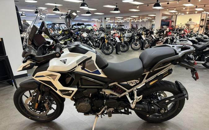 2026 Triumph Tiger 1200 Alpine Edition Satin crystal white