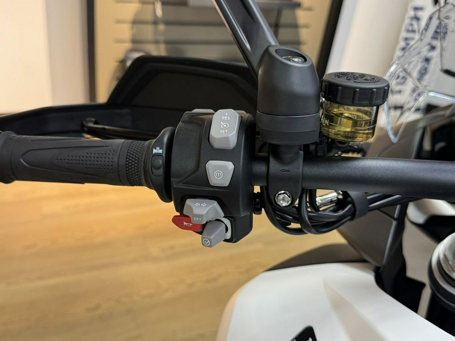 2026 Triumph Tiger 1200 Alpine Edition Satin crystal white