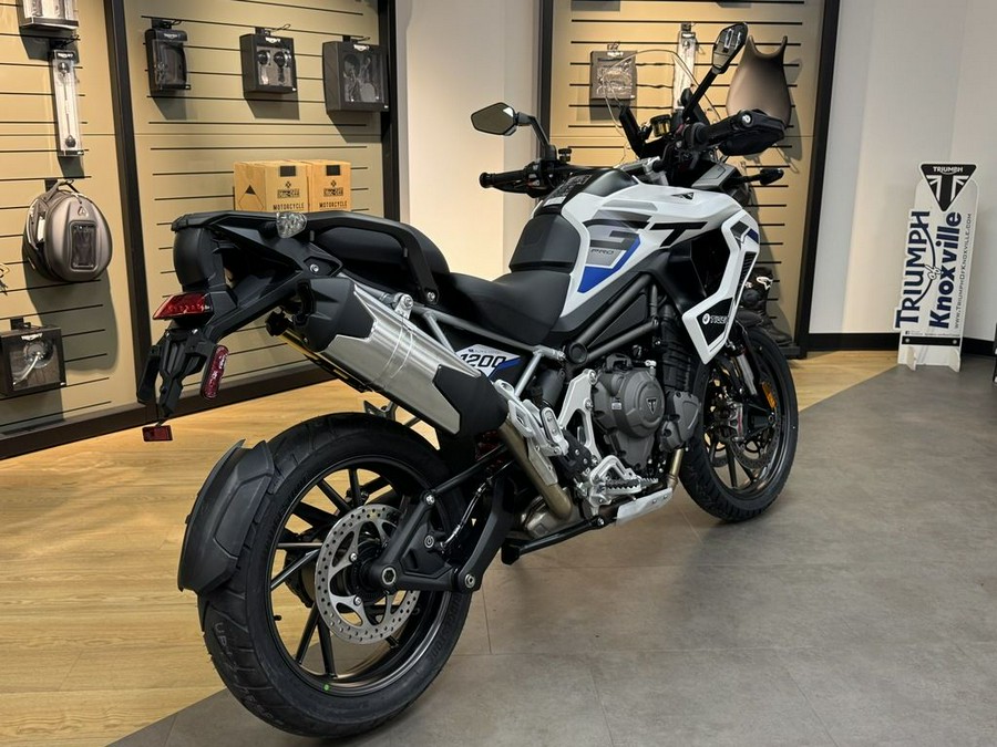 2026 Triumph Tiger 1200 Alpine Edition Satin crystal white