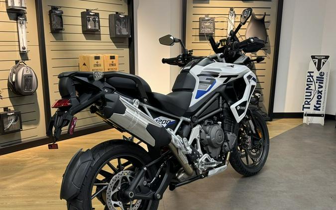2026 Triumph Tiger 1200 Alpine Edition Satin crystal white