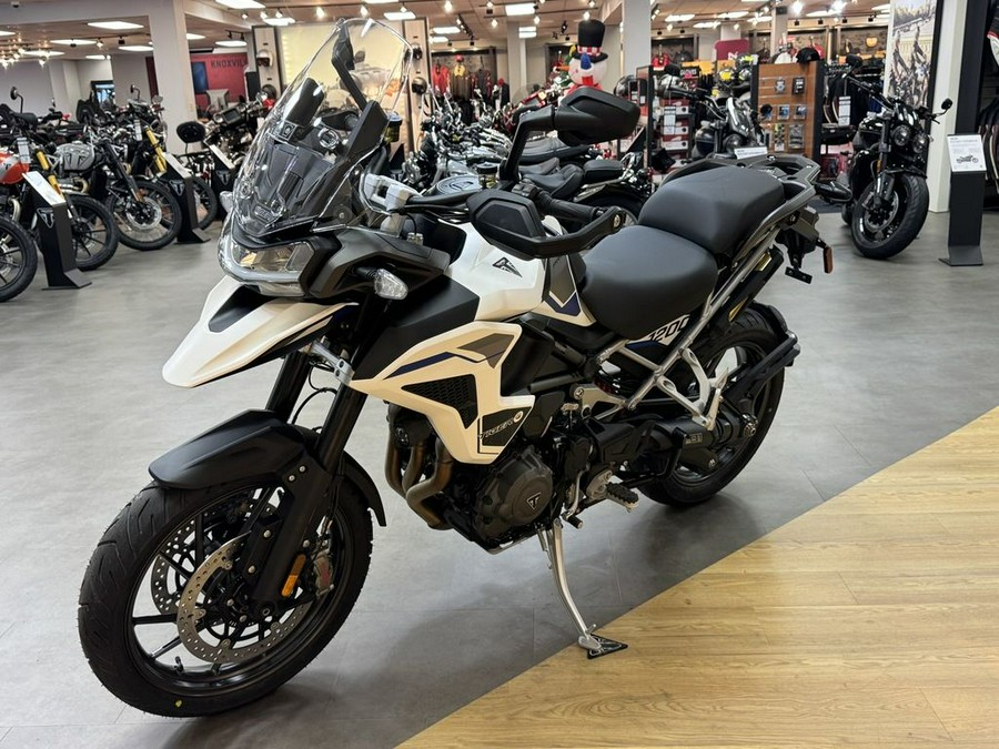 2026 Triumph Tiger 1200 Alpine Edition Satin crystal white