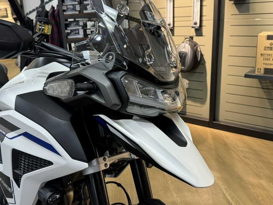 2026 Triumph Tiger 1200 Alpine Edition Satin crystal white