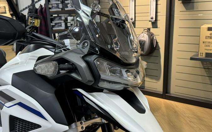 2026 Triumph Tiger 1200 Alpine Edition Satin crystal white