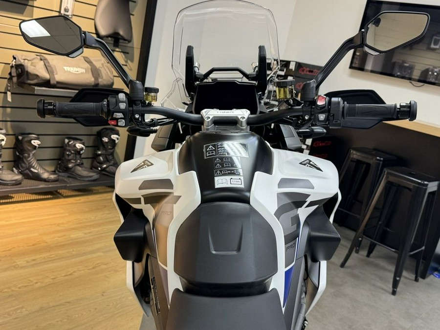 2026 Triumph Tiger 1200 Alpine Edition Satin crystal white
