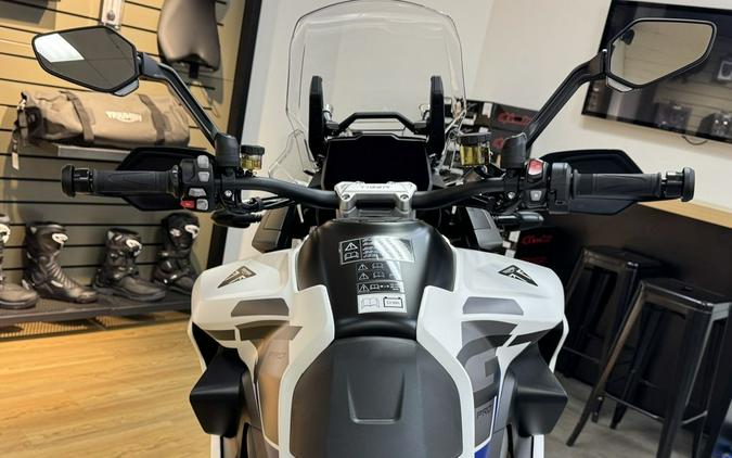 2026 Triumph Tiger 1200 Alpine Edition Satin crystal white