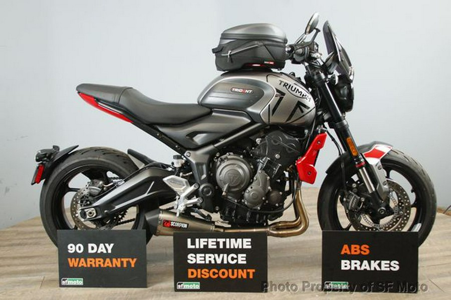 2023 Triumph Trident 660 Two-Tone