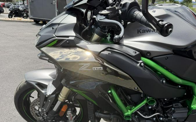 2025 Kawasaki Z H2 SE ABS Metallic Matte Graphensteel Gray
