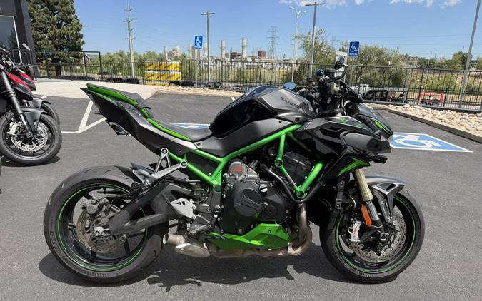 2025 Kawasaki Z H2 SE ABS Metallic Matte Graphensteel Gray