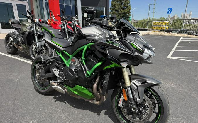 2025 Kawasaki Z H2 SE ABS Metallic Matte Graphensteel Gray