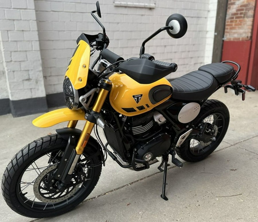 2026 Triumph Scrambler 400 XC Racing Yellow