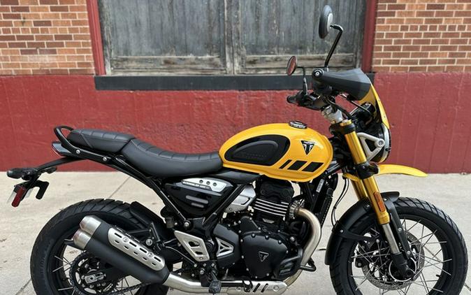 2026 Triumph Scrambler 400 XC Racing Yellow