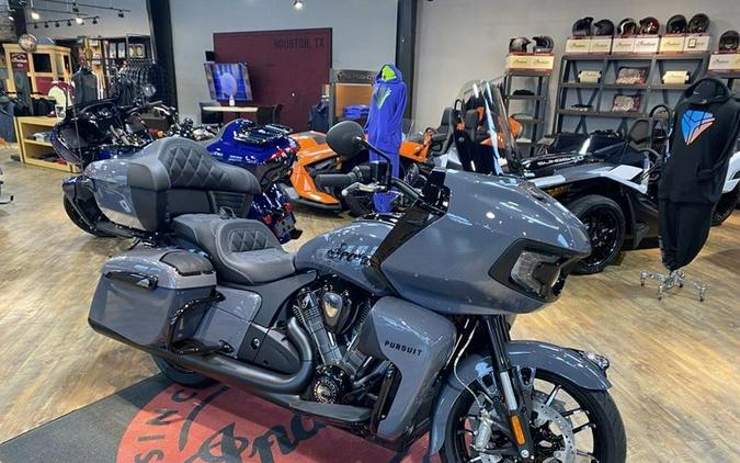 2024 Indian Motorcycle® Pursuit® Dark Horse® with PowerBand Audio Package Stealth Gray