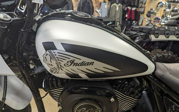 New 2024 INDIAN MOTORCYCLE SPRT CHIEF GHOST WHITE METALLIC SMK 49ST Base