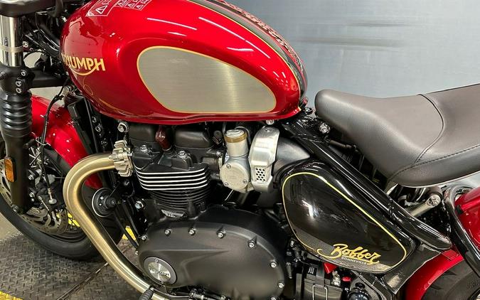 2022 Triumph Bonneville Bobber Gold Line Carnival Red/Sapphire Black