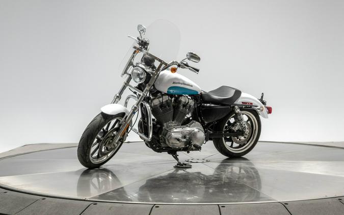 2016 HARLEY-DAVIDSON XL883L Superlow in Crushed Iced Pearl/Frosted Teal Pearl