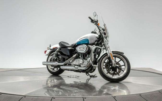 2016 HARLEY-DAVIDSON XL883L Superlow in Crushed Iced Pearl/Frosted Teal Pearl