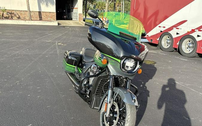 2026 Indian Chieftain Powerplus Dark Horse Signature Series Abyss Metallic / Cypher Gr