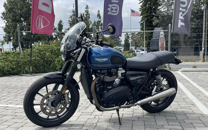 2022 Triumph Street Twin Cobalt Blue