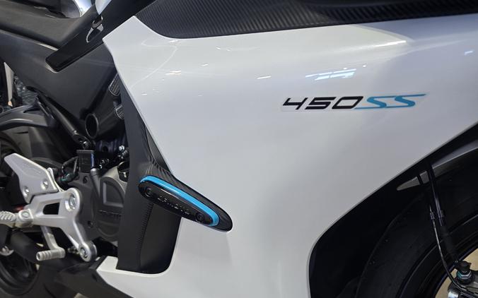 2024 CFMOTO 450SS Nebula White
