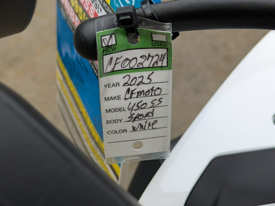 2025 CFMOTO 450SS