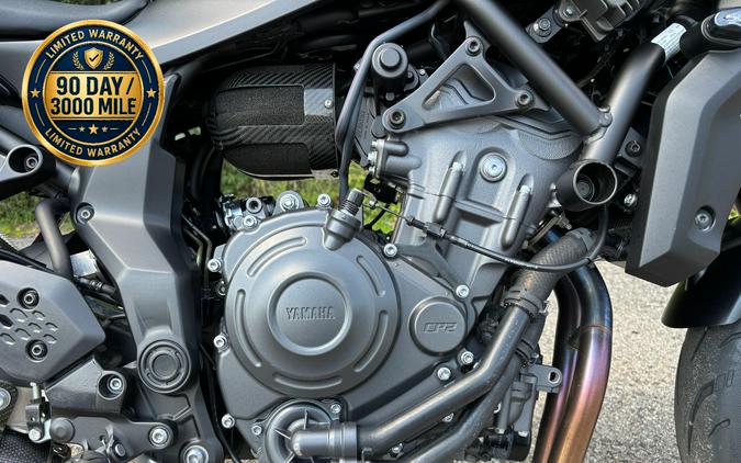 2025 Yamaha MT-07 Matte Charcoal Black