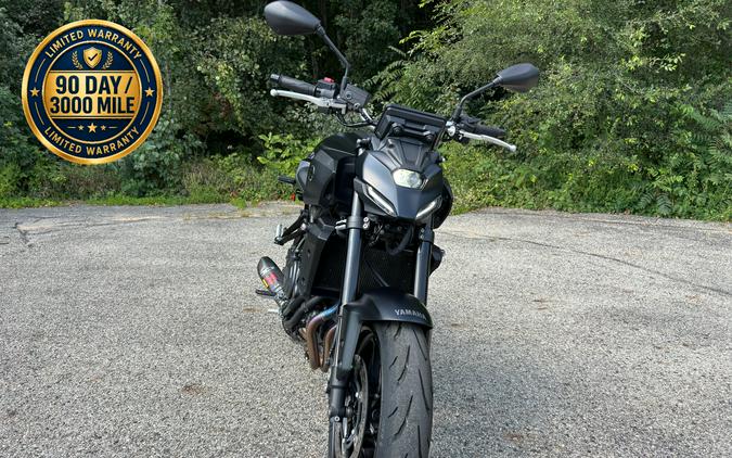 2025 Yamaha MT-07 Matte Charcoal Black