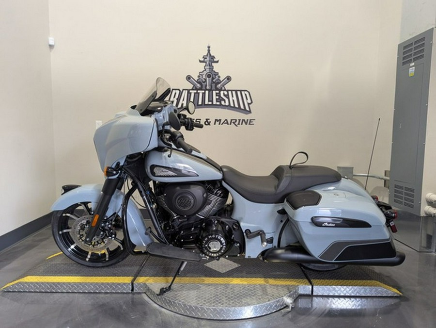 2025 Indian Chieftain Dark Horse Storm Gray/Graphics