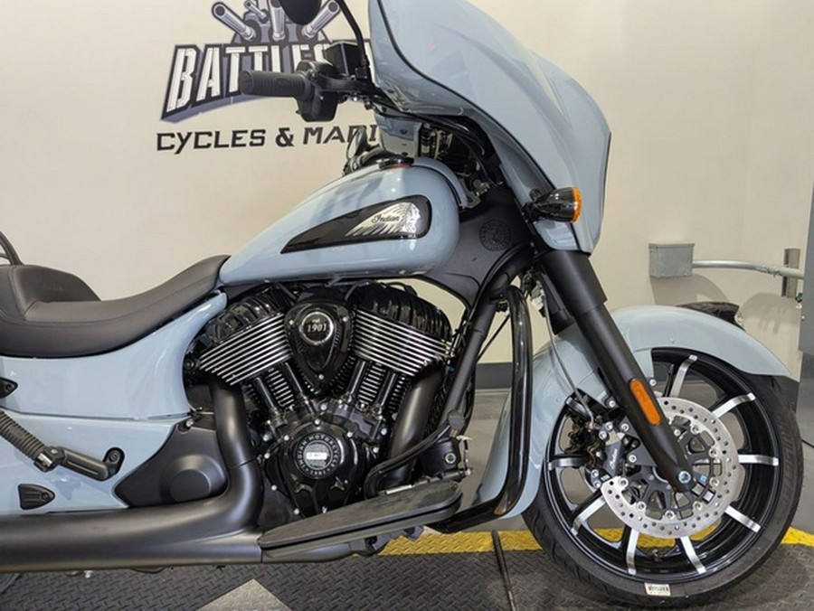 2025 Indian Chieftain Dark Horse Storm Gray/Graphics