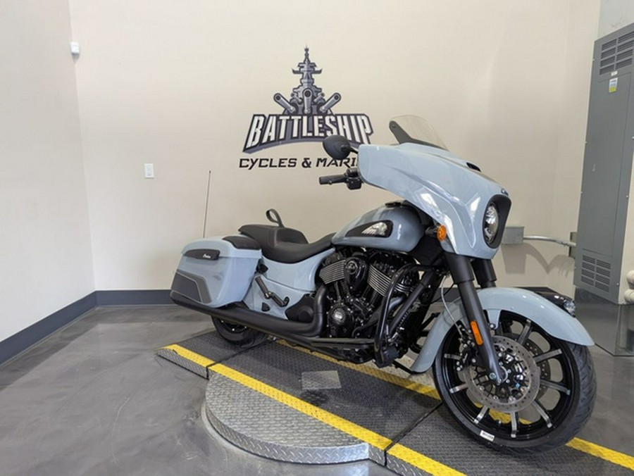 2025 Indian Chieftain Dark Horse Storm Gray/Graphics