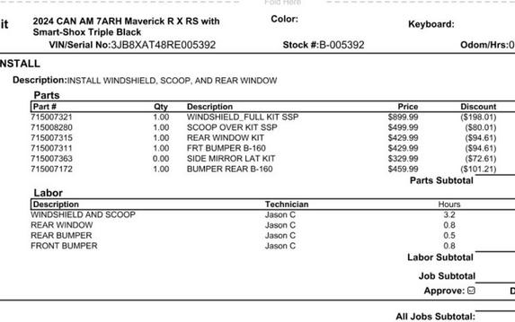 2024 Can-Am® Maverick R X RS with Smart-Shox Triple Black