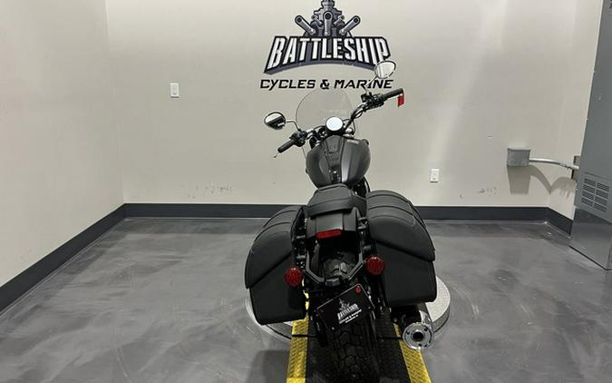 2025 Indian Super Scout Black Smoke with Graphics