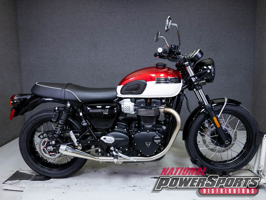 2022 TRIUMPH BONNEVILLE T100 W/ABS