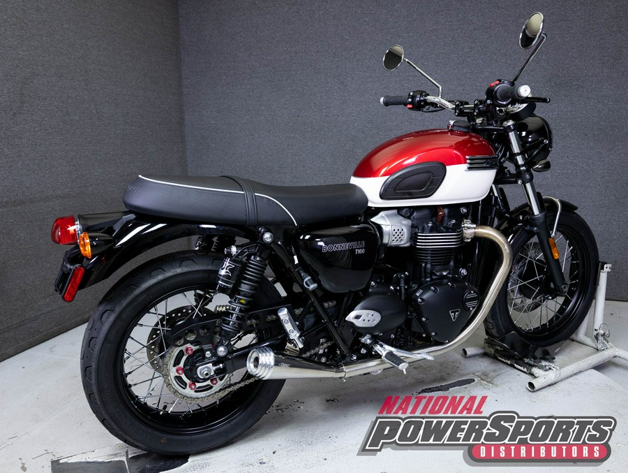 2022 TRIUMPH BONNEVILLE T100 W/ABS