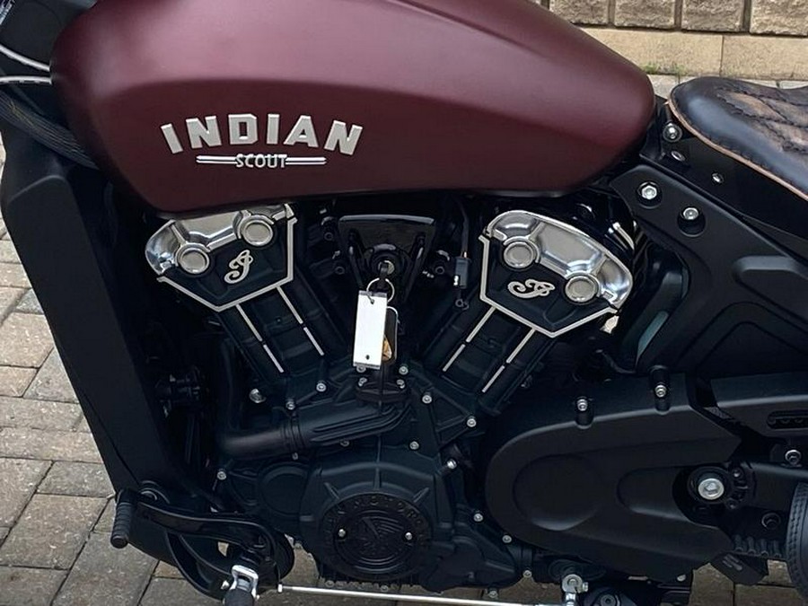 2021 Indian Motorcycle® Scout® Bobber ABS Maroon Metallic Smoke