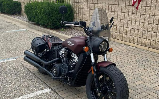 2021 Indian Motorcycle® Scout® Bobber ABS Maroon Metallic Smoke