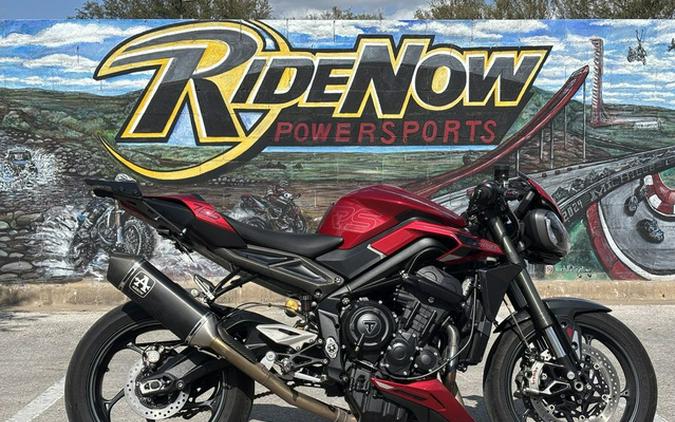 2024 Triumph Street Triple 765 RS Carnival Red