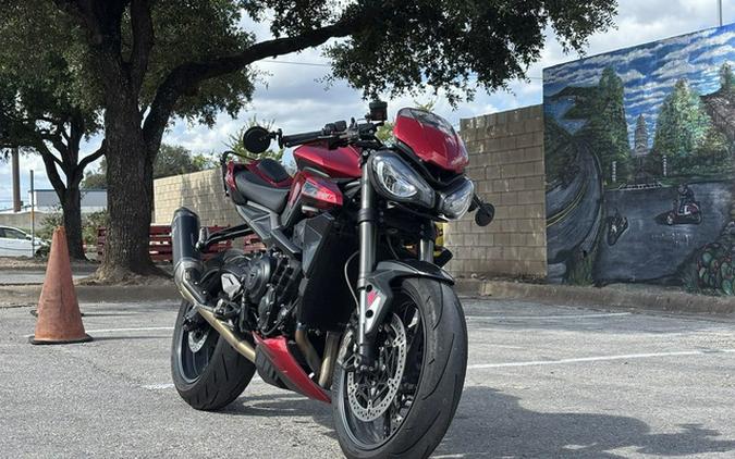 2024 Triumph Street Triple 765 RS Carnival Red